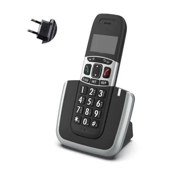 896F Recarregável de Telefone sem fio com CallerID/Chamada em Espera e Baixa Radiação Perfeito para Chamadas em Conferência no Trabalho ou em Casa